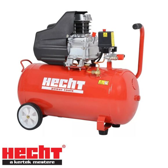 HECHT 2052 dugattyús kompresszor (50 liter - 1,5kW - 8 bar, olajkenésű)