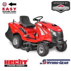 HECHT 5176 fűnyíró traktor fűgyűjtővel