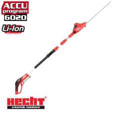   HECHT 6025 akkus sövényvágó - 45 cm (teleszkópos nyél 2-2,5 m)