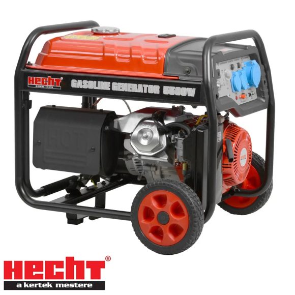 HECHT GG 6500 áramfejlesztő 1~ 5 kW (kerékkel)