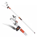 HECHT JZN356 univerzális kerti ágvágó, teleszkópos nyéllel, 200-356 cm (fűrész + olló)