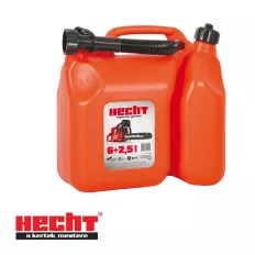   HECHT K00085 kombi üzemanyagkanna 6 + 2,5 liter (kiöntőcsővel)