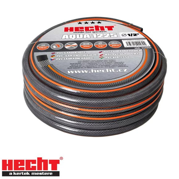 HECHT AQUA 1225 locsolótömlő, 1/2", 25 méter