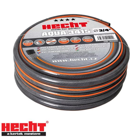 HECHT AQUA 3415 locsolótömlő, 3/4", 15 méter