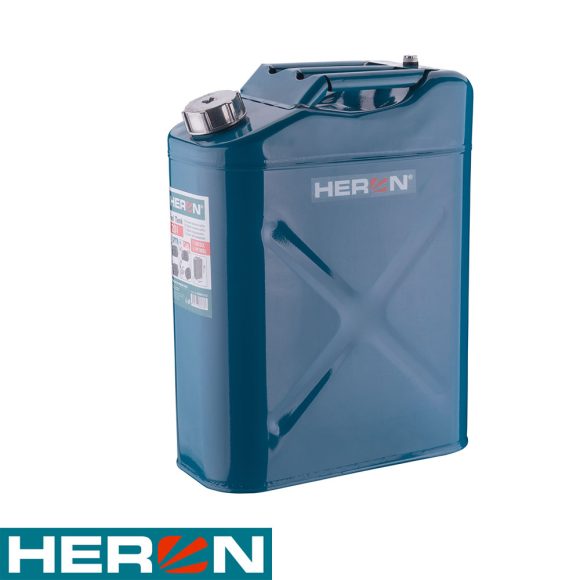 Heron 8898143 fém üzemanyagkanna 20 liter (flexibilis kiöntőcsővel)