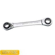   Heytec 4in1 racsnis csillagkulcs CrV., 9x11-14x15 mm (180 mm)