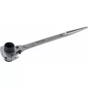 Heytec 50742 Profi racsnis állványkulcs 4in1 CrV 19x22 mm - 315 mm