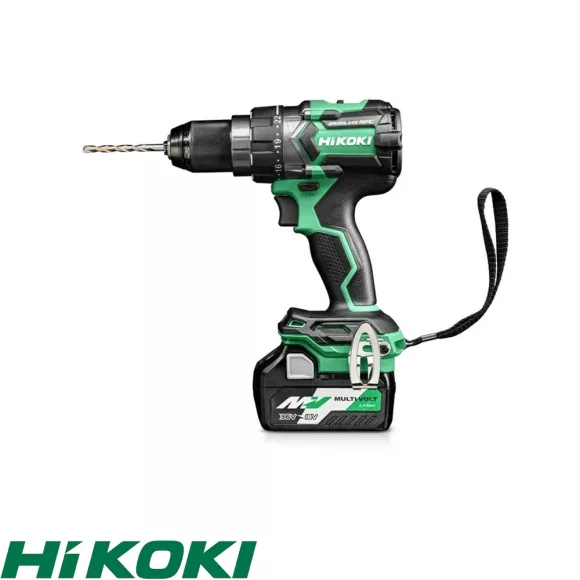 HIKOKI DV18DC WRZ akkus ütvefúró-csavarozó 18V (2 sebesség, max140 Nm) (akku, töltő, Hitbox koffer)