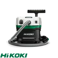   HIKOKI RP200YL száraz-nedves ipari porszívó gép csatlakozással 1200W - 20L (L porosztály, PressClean szűrőtisztítás)