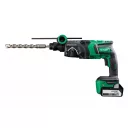 HIKOKI DH18DPC-5AH-VACUUM SDS-Plus akkus fúró-vésőkalapács porelszívóval 18V - 3,2J (Hitbox koffer)