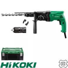   HIKOKI DH24PMH SDS-Plus fúró-vésőkalapács - 730 W (2,7 J) (cserélhető tokmány, HSC KOFFER)