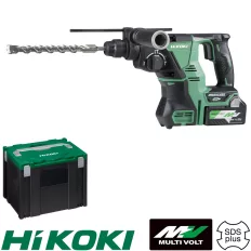   HIKOKI DH36DPA SDS-Plus akkus fúró-vésőkalapács MULTIVOLT 36V - 3,4J (Hitbox koffer)