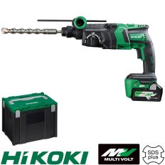   HIKOKI DH36DPE SDS-Plus akkus fúró-vésőkalapács MULTIVOLT 36V - 3,2J (Hitbox koffer)