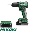 HIKOKI DS18DD-3AH akkus fúró-csavarozó 18V (2 sebesség, max 55 Nm)(Hitbox koffer)