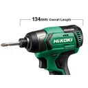 HIKOKI WH12DD-4AH akkus ütvecsavarozó 12V Peak - 1/4" hex (max 135 Nm) (Hitbox koffer)