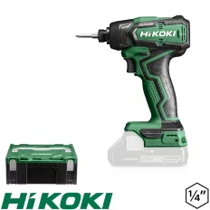   HIKOKI WH18DD-BASIC akkus ütvecsavarozó 18V - 1/4" hex (max 140 Nm) (Hitbox koffer)