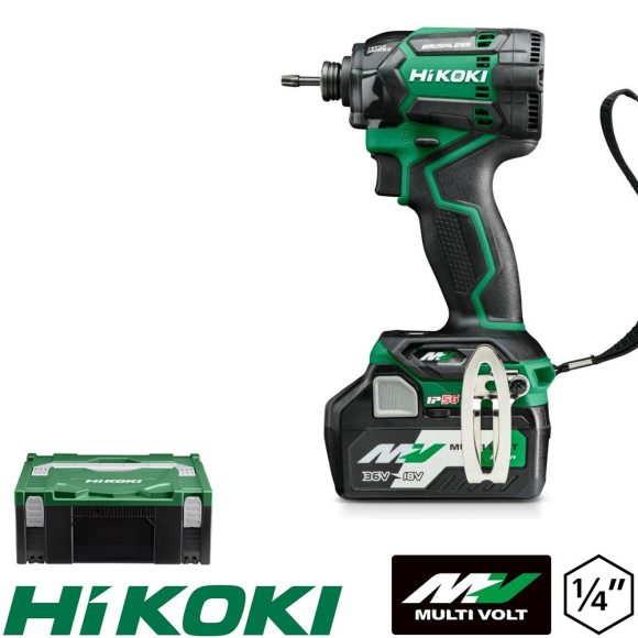 HIKOKI WH36DC akkus ütvecsavarozó MULTIVOLT 36V (max 215 Nm) (Hitbox koffer)