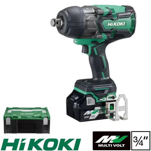 HIKOKI WR36DA akkus ütvecsavarozó MULTIVOLT 36V - 3/4" (max 1100 Nm) (Hitbox koffer)
