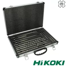   HIKOKI Proline Basic 402555 SDS-PLUS TCT 2-élű fúrószár és véső készlet, 17 darabos