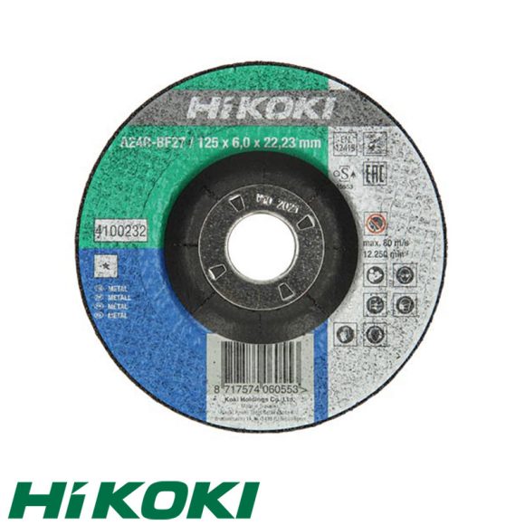 HIKOKI Proline 4100235 csiszolókorong (fém) (süllyesztett), Ø 230x6.0x22.23 mm