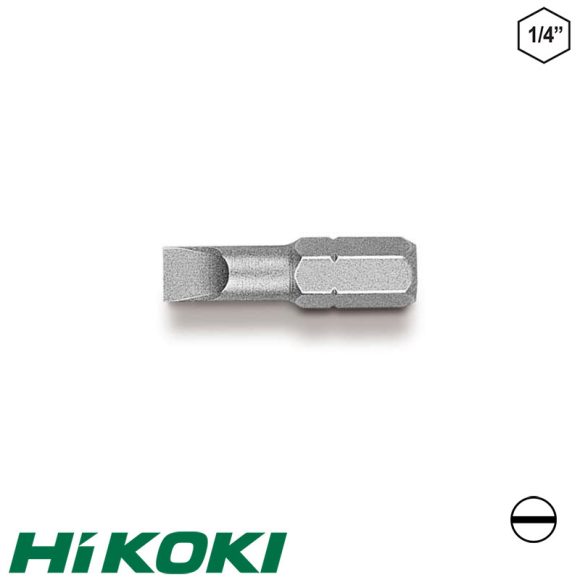 HIKOKI Proline 4100301 bitbehajtó készlet (lapos-SL 4-5,5-6,5) 25 mm, 3 darabos (1/4" bit befogás)