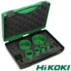   HIKOKI Proline 4101075 Bi-metál körkivágó készlet, Ø 22-82 mm, 9 darabos