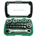 HIKOKI Proline 750362 bitbehajtó és kulcs készlet, 24 darabos (1/4" bit befogás)