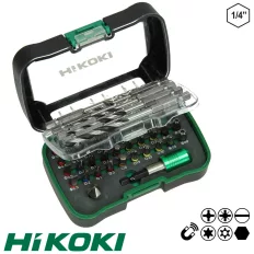  HIKOKI Proline 750365 bitbehajtó és fúrószár készlet, 50 darabos (1/4" bit befogás)