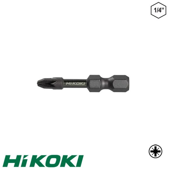HIKOKI Proline 751177 bitbehajtó (ütvecsavarozóhoz), PZ2x38 mm, 3 darabos (1/4" bit befogás)