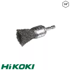   HIKOKI Proline 751324 ecsetkefe, Ø 25 mm (acél huzal) (1/4"-os hatlapú befogás)