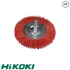   HIKOKI Proline 751328 korongkefe, Ø 75 mm, durva (nylon szál) (1/4" hatlapú befogás)