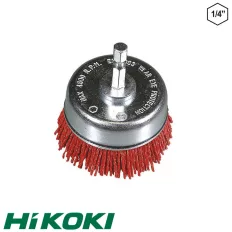   HIKOKI Proline 751331 fazékkefe, Ø 75 mm, finom (nylon szál) (1/4" hatlapú befogás)