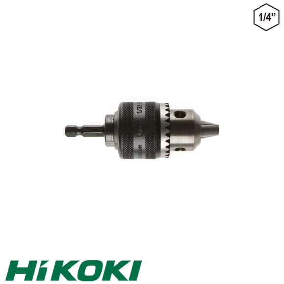 HIKOKI Proline 752082 fogaskoszorús fúrótokmány, Ø 1-10 mm, 1/4" bit befogás