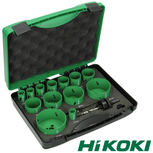 HIKOKI Proline 752174 Bi-metál körkivágó készlet, Ø 19-76 mm, 16 darabos