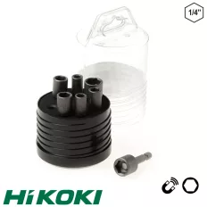   HIKOKI Proline 752239 dugókulcs behajtó készlet, 7 darabos (1/4" bit befogás)
