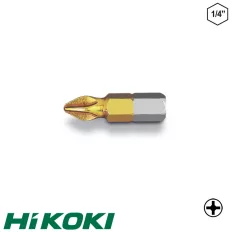   HIKOKI Proline 752260 bitbehajtó (TiN), PH1x25 mm, 3 darabos (1/4" bit befogás)
