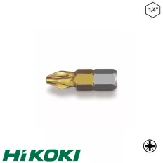   HIKOKI Proline 752280 bitbehajtó (TiN bevonat), PZ1x25 mm, 3 darabos (1/4" bit befogás)