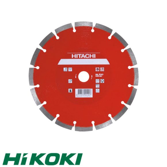 HIKOKI Proline 752862 gyémánttárcsa abrazív anyagokhoz (szegmentált), Ø 125 mm (22,23 mm furat)