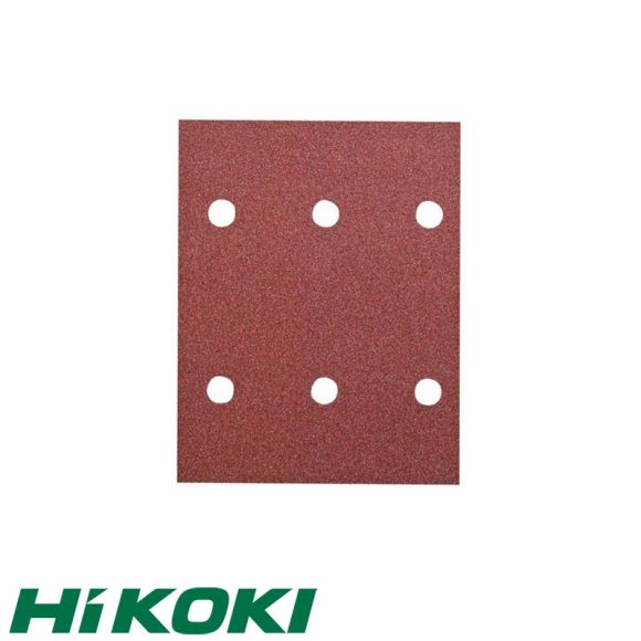 HIKOKI Proline 753059 Clip-on csiszolópapír (fa-fém) (rezgőcsiszolóhoz), 114x140 mm, P320, 10 darabos