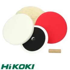   HIKOKI Proline 753830 polírozó kezdőkészlet, M14, Ø 160 mm, 5 darabos