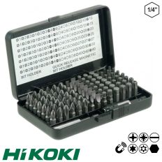   HIKOKI Proline 754000 bitbehajtó készlet, 100 darabos (1/4" bit befogás)