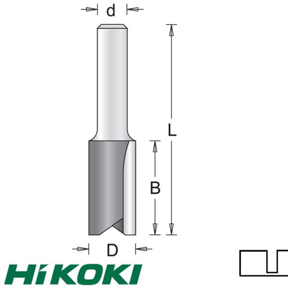 HIKOKI Proline 754008 horonymarófej,  Ø 10x32/64 mm (6 mm-es befogás)