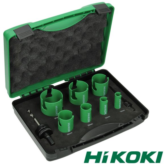 HIKOKI Proline 754251 HM karbid körkivágó készlet, Ø 19-57 mm, 9 darabos