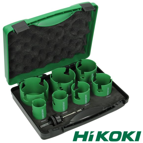 HIKOKI Proline 754253 HM karbid körkivágó készlet, Ø 40-82 mm, 8 darabos