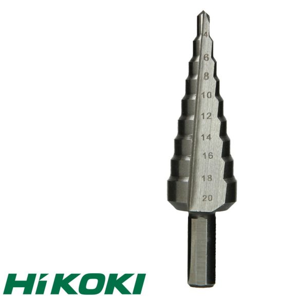 HIKOKI Proline 780112 HSS lépcsős fémfúró (egyenes vágóéllel), Ø 4-20 mm