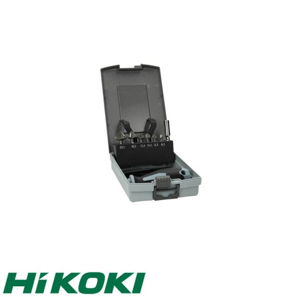 HIKOKI Proline 780128 kúpos süllyesztő készlet (fémhez) (1/4" bit befogás), 5 darabos