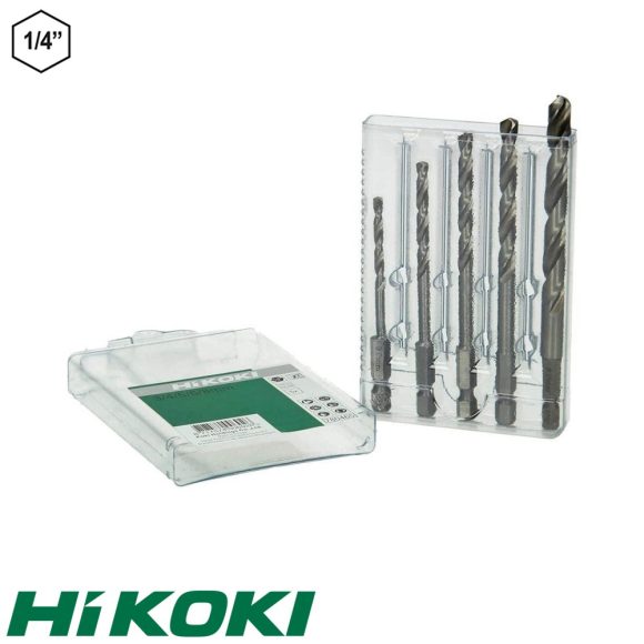 HIKOKI Proline 780465 HSS-G fémfúró készlet, 5 darabos (1/4" hex)