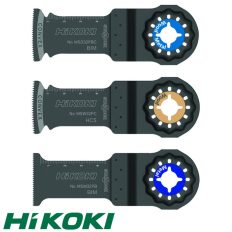   HIKOKI Proline 782793 multiszerszám vágófej készlet, 3 darab (fa-fém, fa, fém)