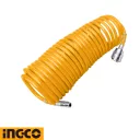 INGCO AH1101 pneumatikus spiráltömlő gyorscsatlakozóval, PU 5x8 mm - 10 m