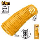 INGCO AH1101 pneumatikus spiráltömlő gyorscsatlakozóval, PU 5x8 mm - 10 m